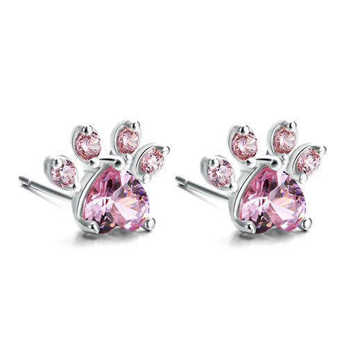 Roséguld tassel och tassel smyckeset – 4 delar med zirconiahjärta (Ring, Halsband, Örhängen, Armband)