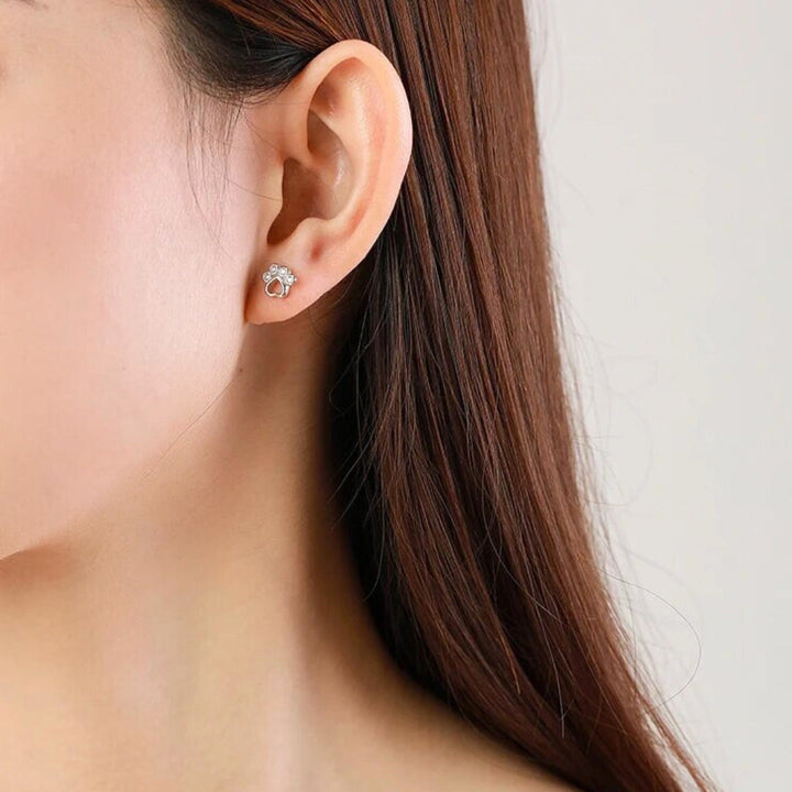 Tasselörhängen i sterlingsilver – med glimmande zirconia