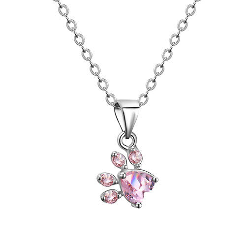Roséguld tassel och tassel smyckeset – 4 delar med zirconiahjärta (Ring, Halsband, Örhängen, Armband)