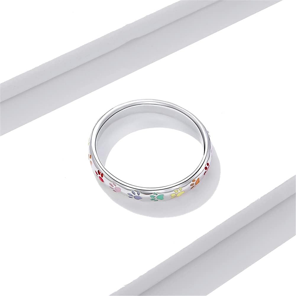 Ring i sterling silver med tassymotiv