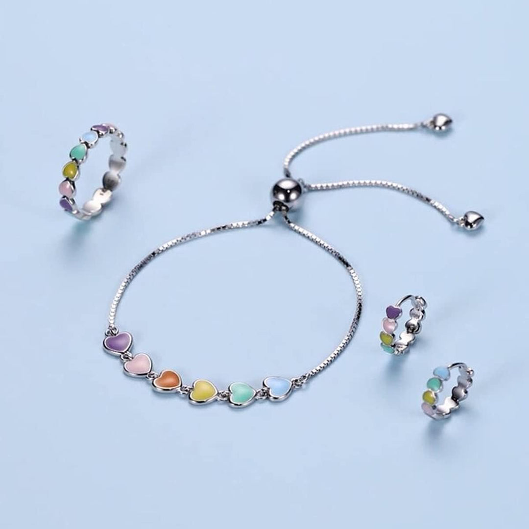 Sterlingsilver Tassavtryck armband – Justerbar passform