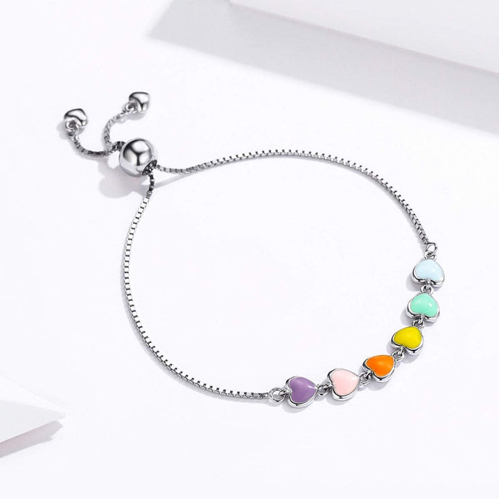 Sterlingsilver Tassavtryck armband – Justerbar passform