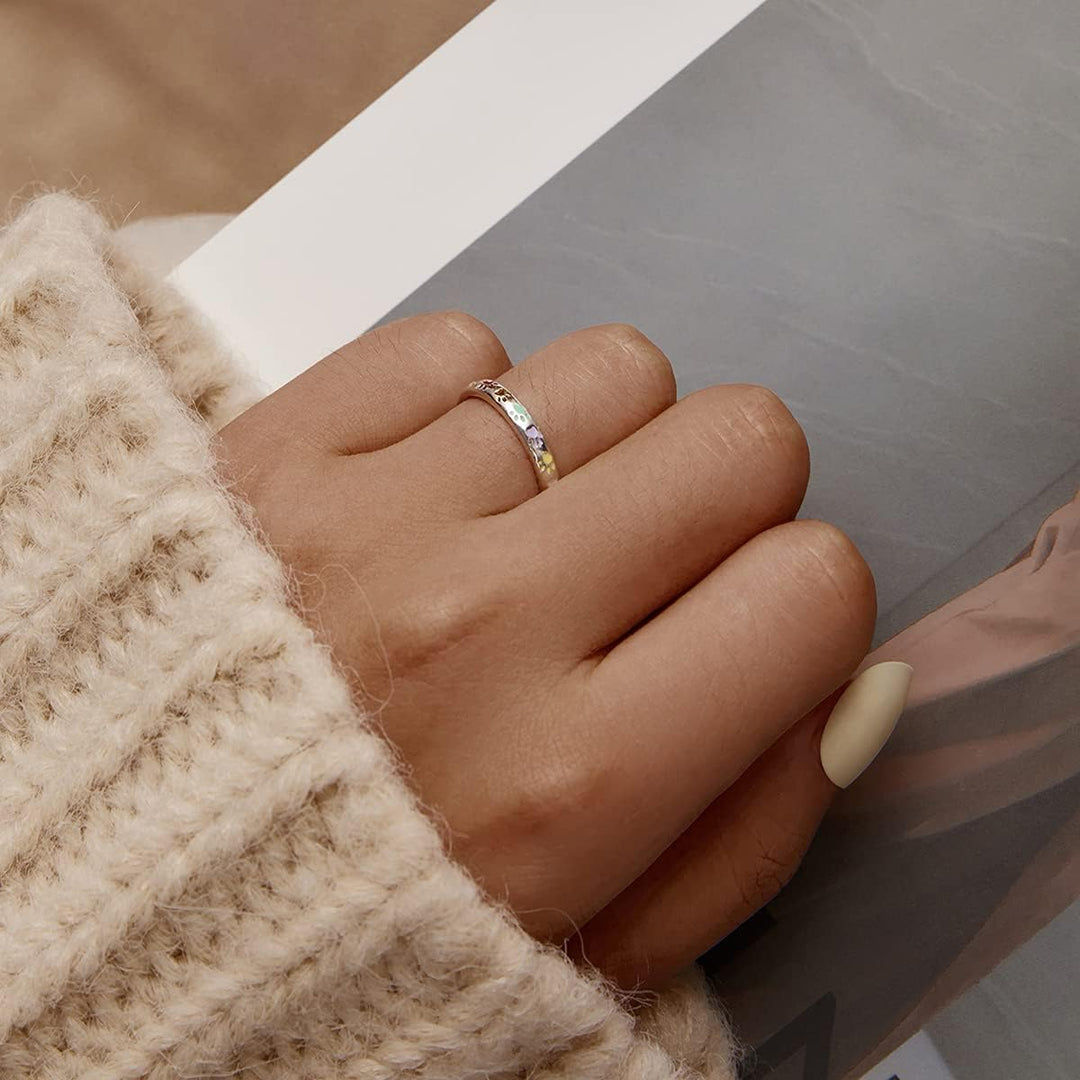 Ring i sterling silver med tassymotiv