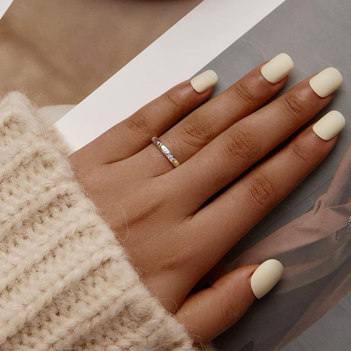 Ring i sterling silver med tassymotiv