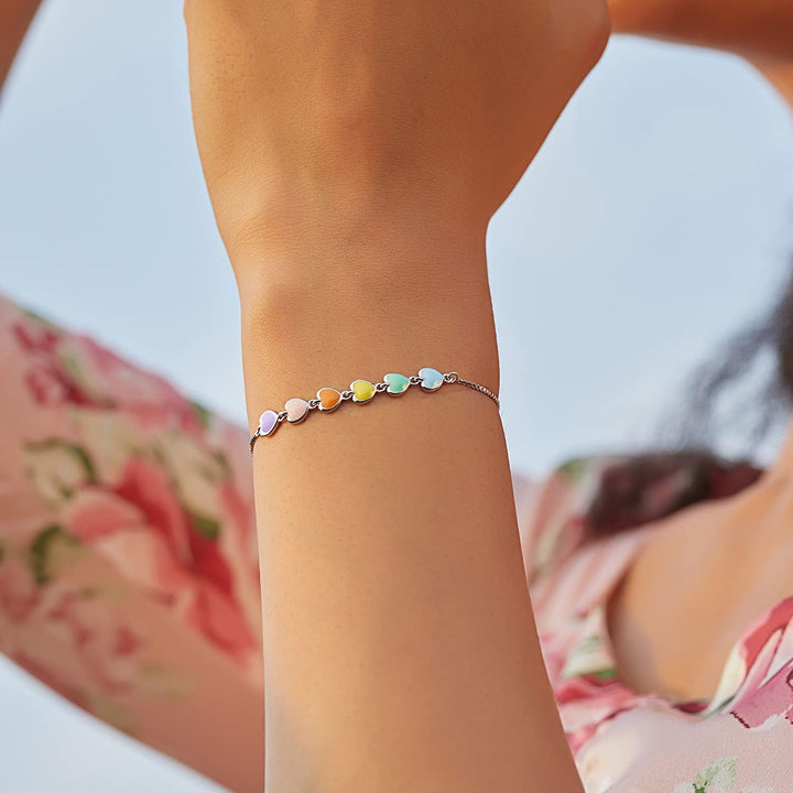 Sterlingsilver Tassavtryck armband – Justerbar passform