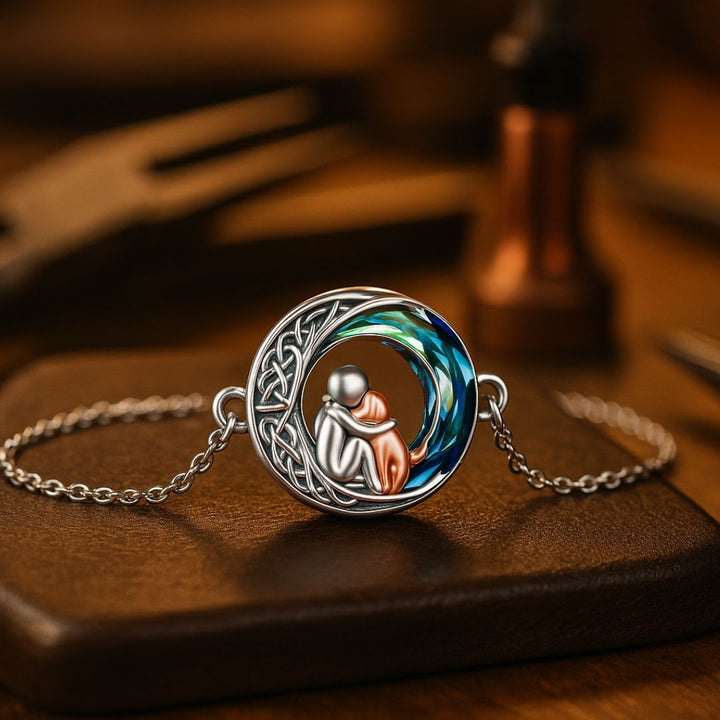 Justerbar hundhalsbandsarmband i sterling silver