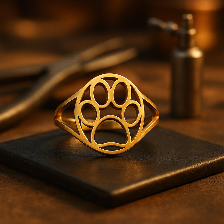 Open Paw Ring i rostfritt stål – Lätt och stilfull