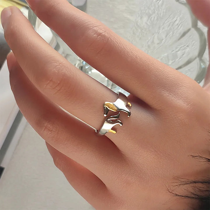 925 Sterling Silver Tax-Råttaring – Justerbar passform