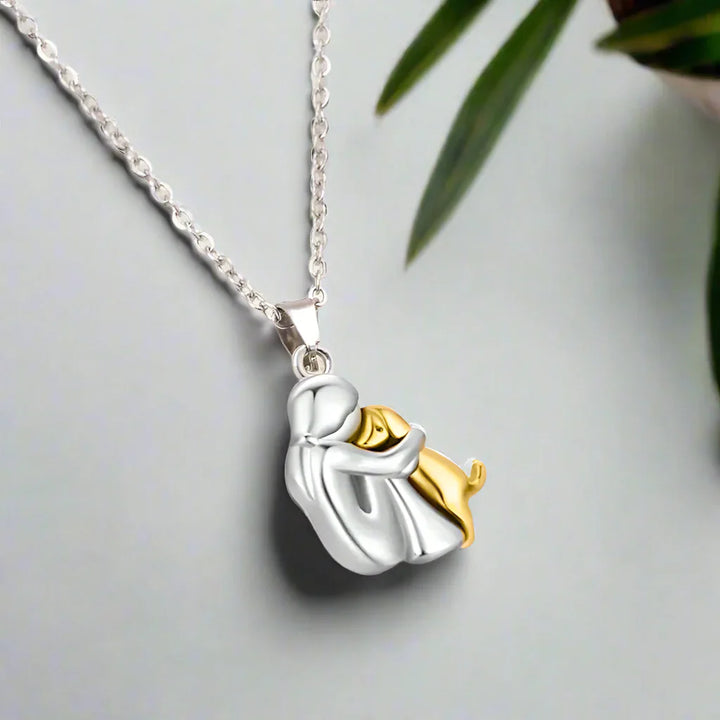 Hug-hänge halsband
