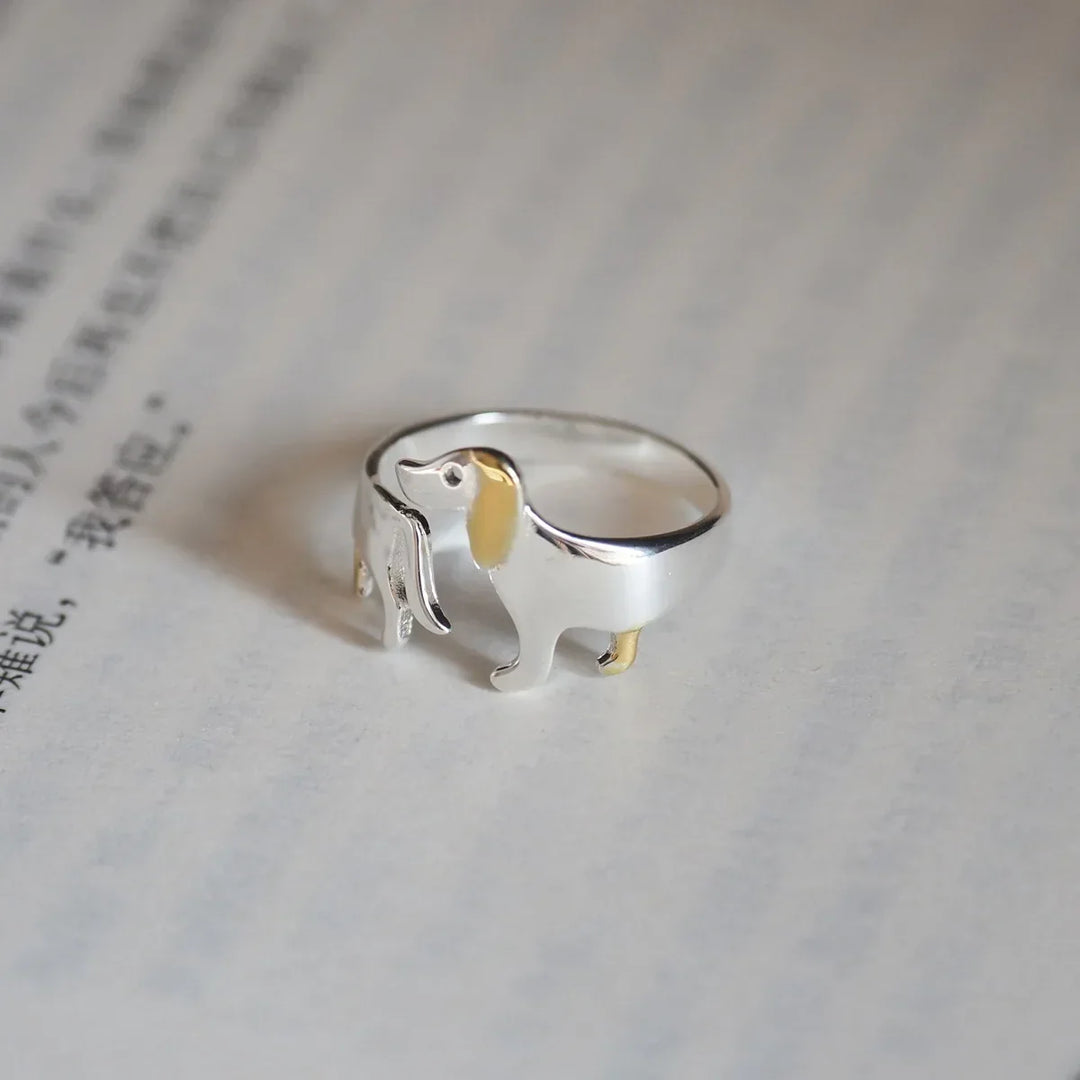 925 Sterling Silver Tax-Råttaring – Justerbar passform