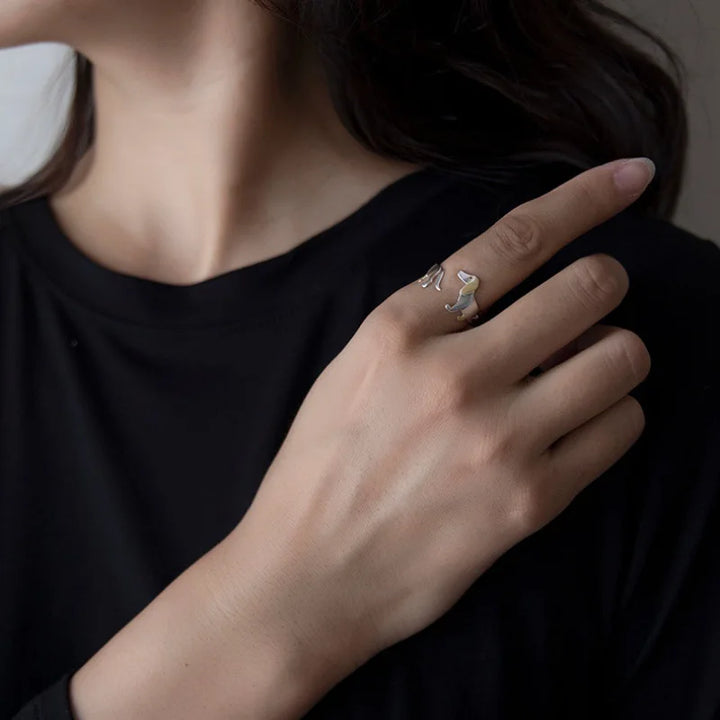 925 Sterling Silver Tax-Råttaring – Justerbar passform