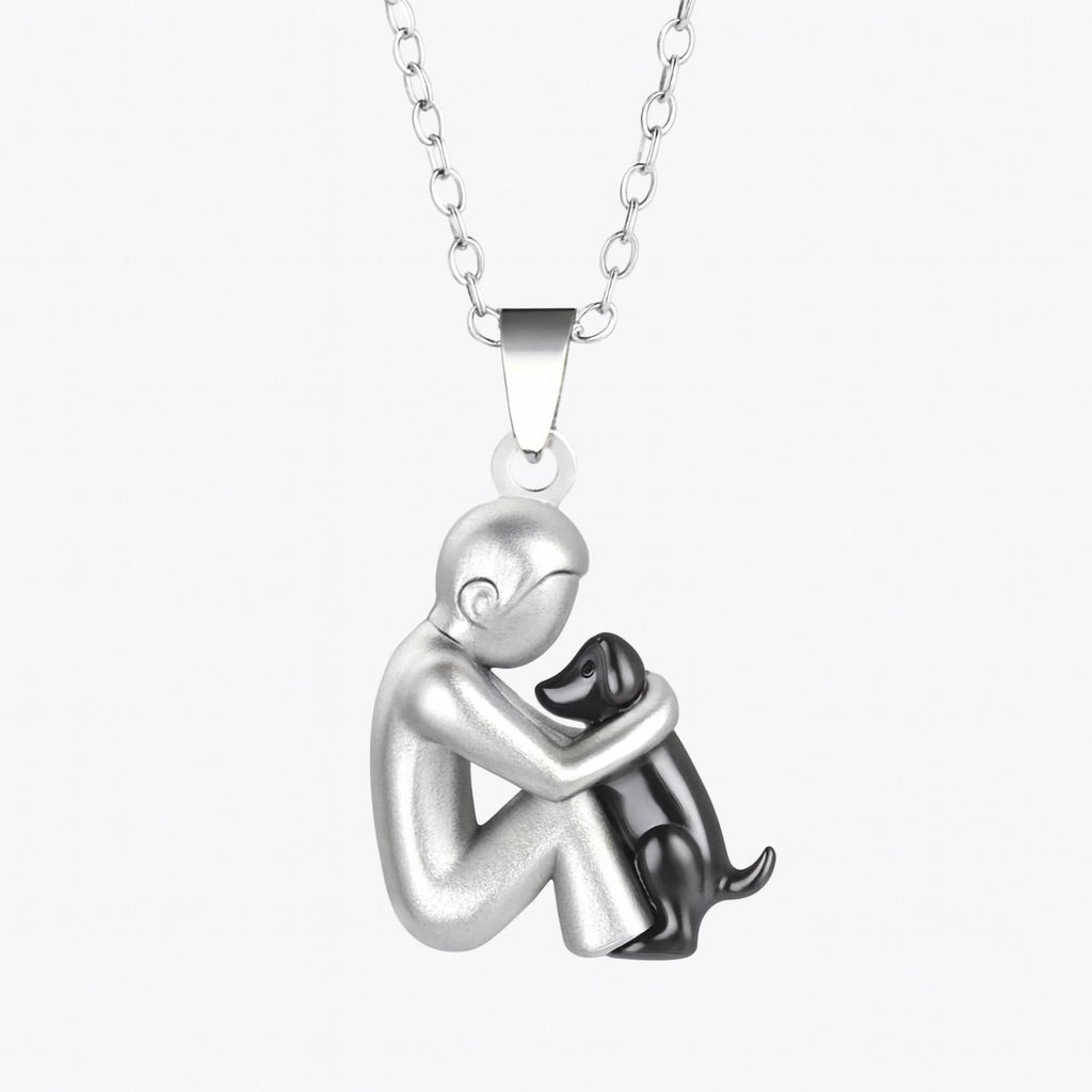Hug-hänge halsband