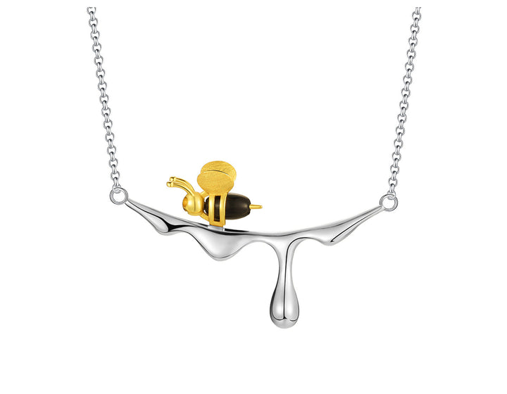Droppande honung och bi halsband