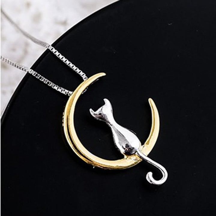 Crescent och katt elegant kattnål