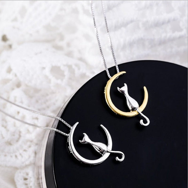 Crescent och katt elegant kattnål