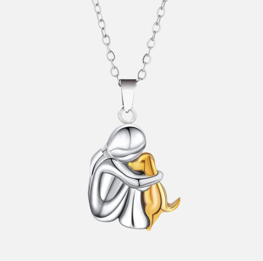 Hug-hänge halsband