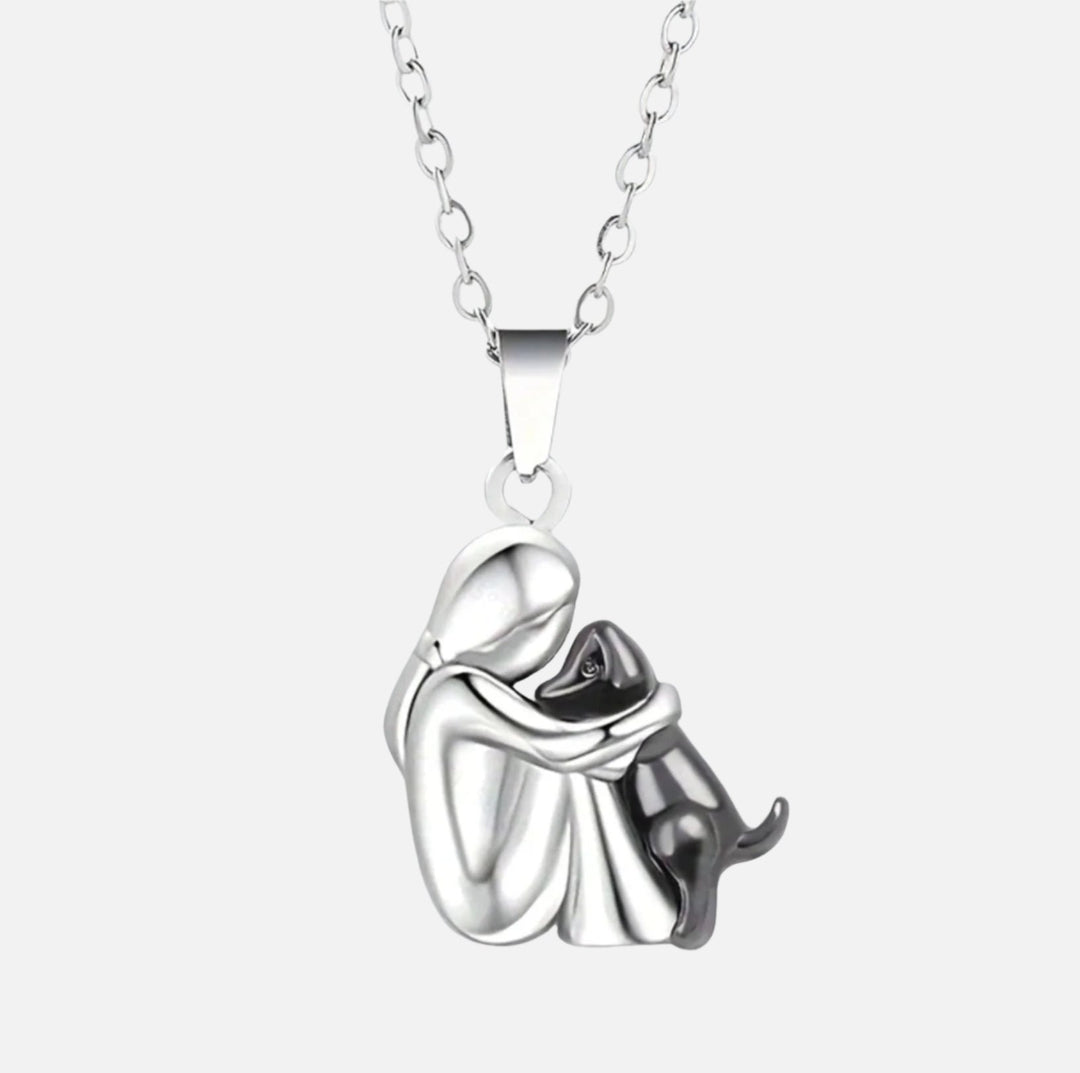 Hug-hänge halsband