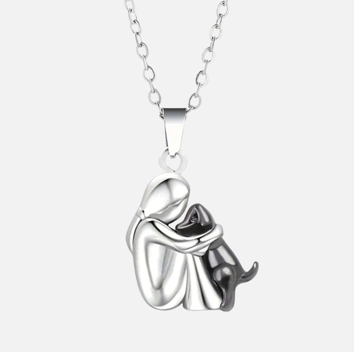 Hug-hänge halsband
