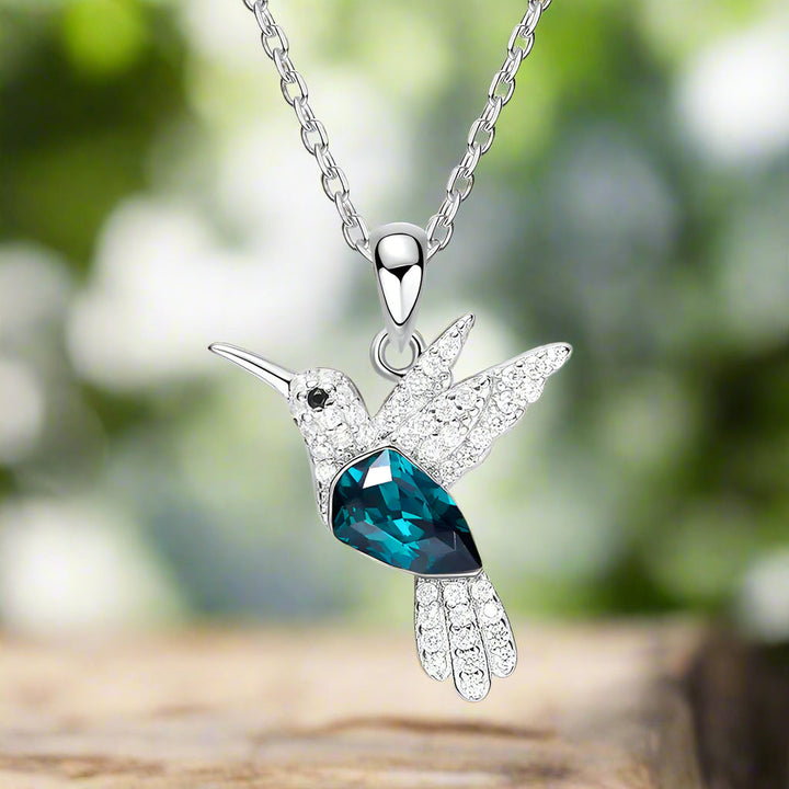Hummingbird Sparkle Halsband med Zirkonia
